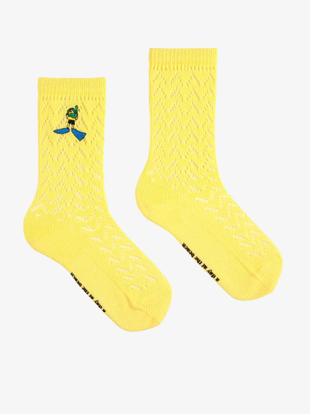 Bobo Choses A Day At The Beach Long Socks