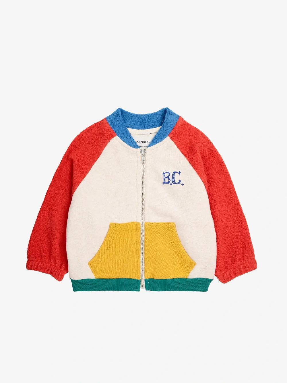 Bobo Choses B.C Color Block Zipped Sweatshirt