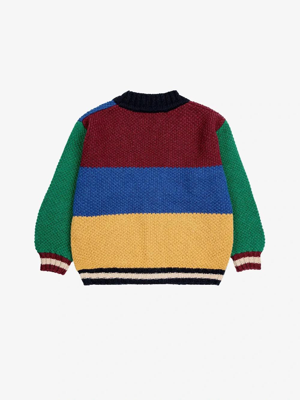 Bobo Choses B.C Vintage Color Block Cardigan