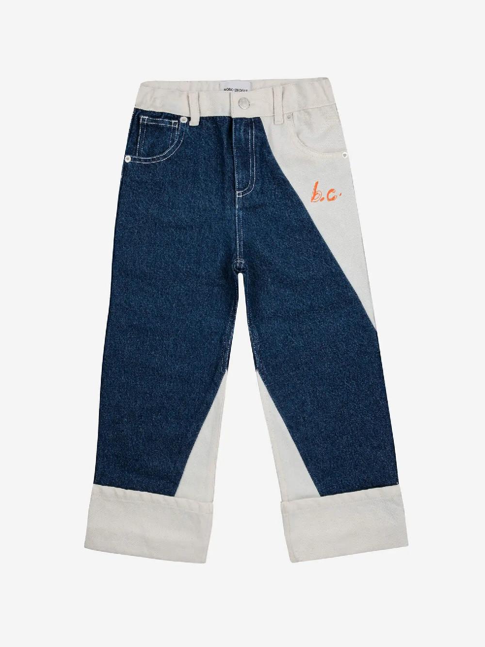 Bobo Choses BC Contrast Color Straight Denim Pants