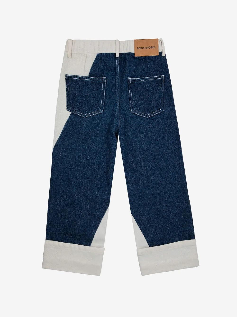 Bobo Choses BC Contrast Color Straight Denim Pants