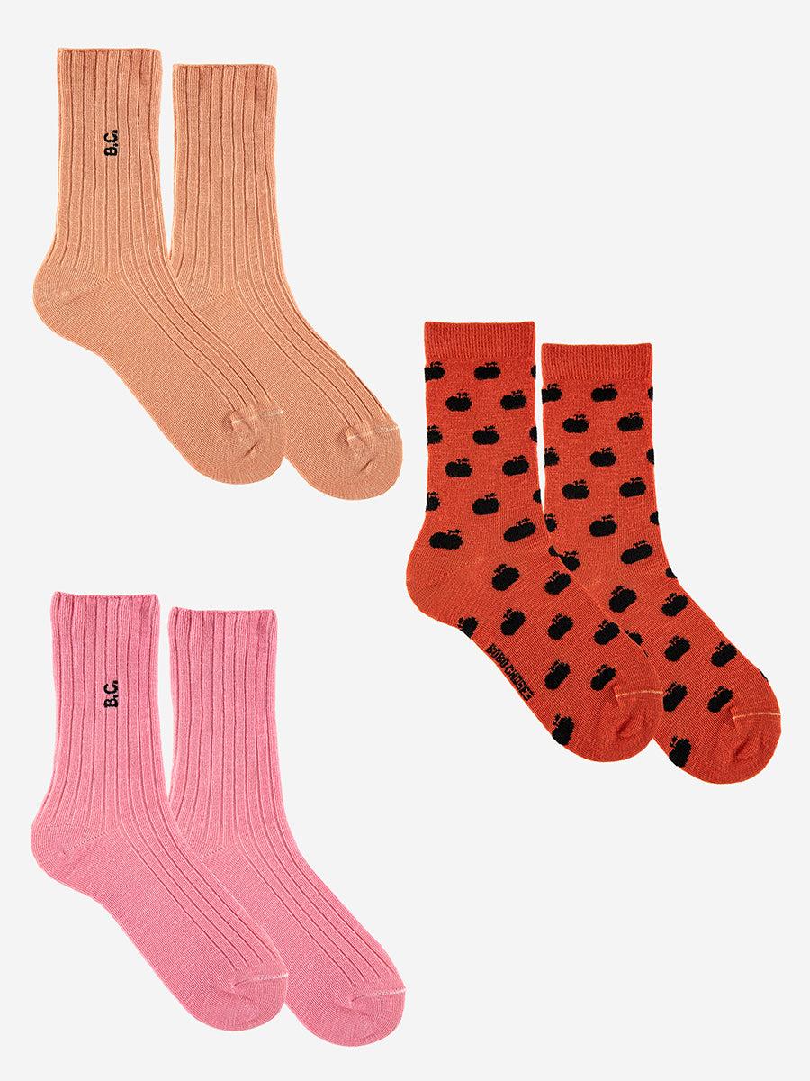 Bobo choses BC red long socks pack