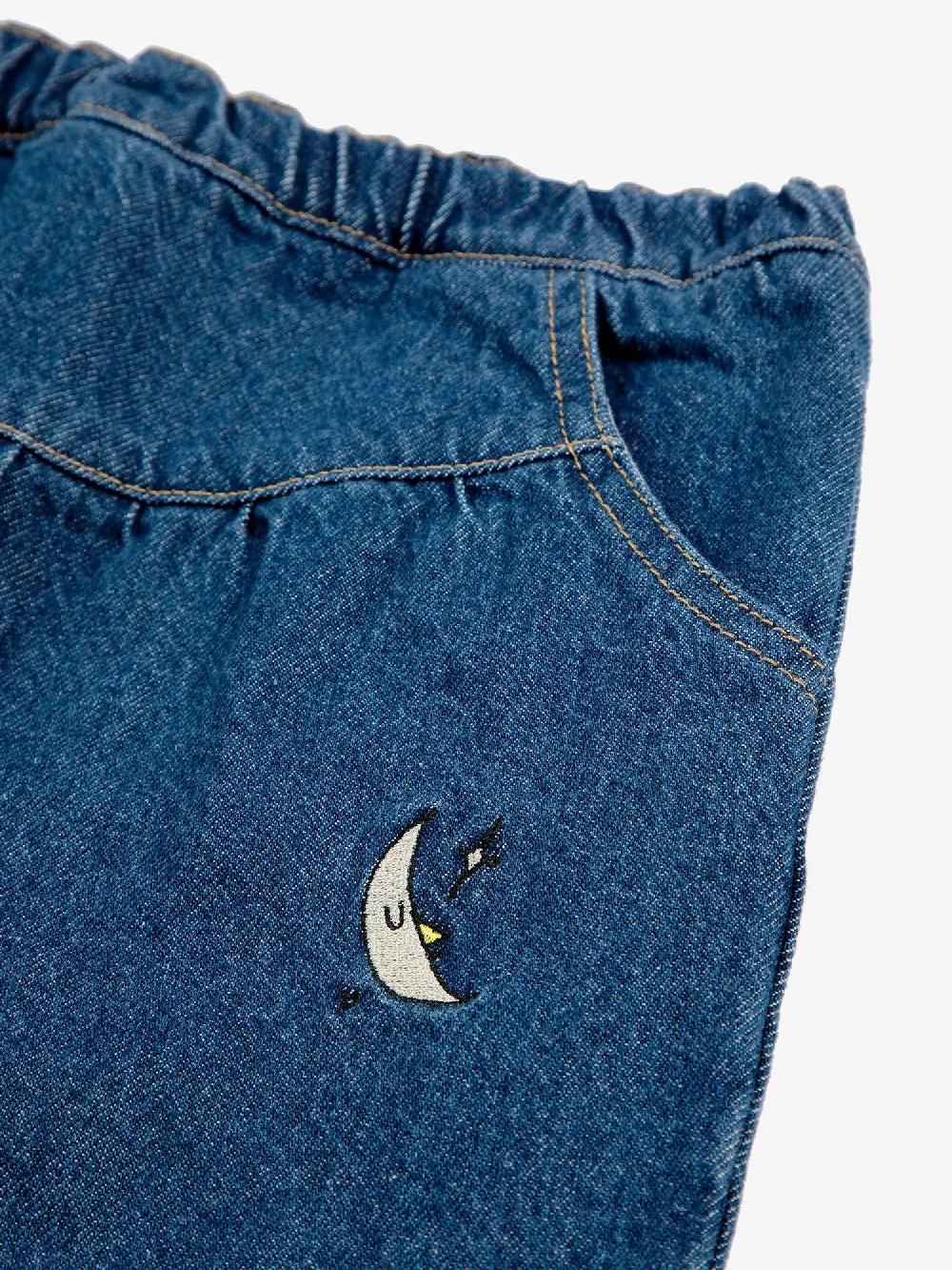 Bobo Choses Beneath The Moon Denim Baggy Pants