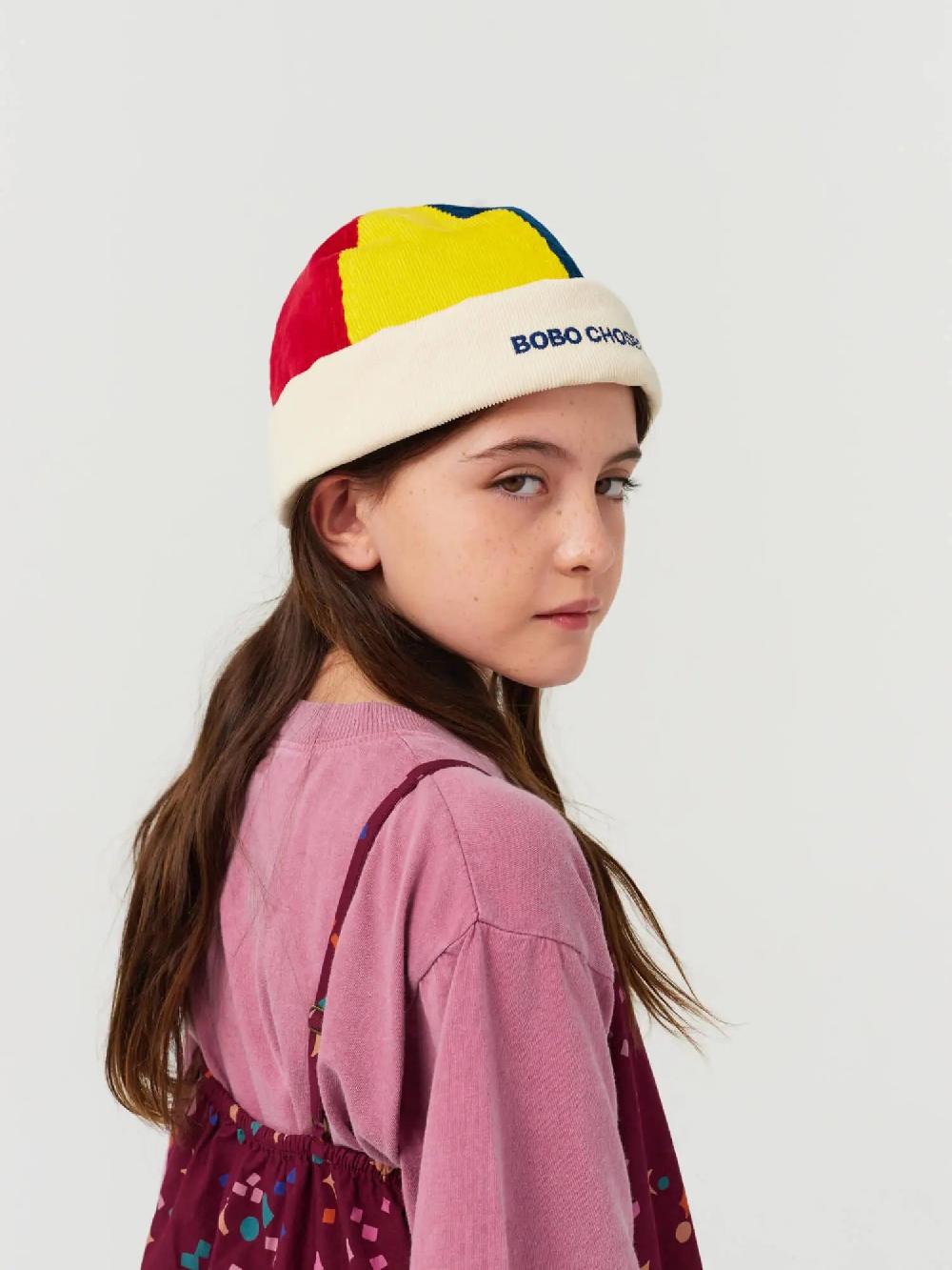 Bobo Choses Bobo Choses Color Block Corduroy Hat