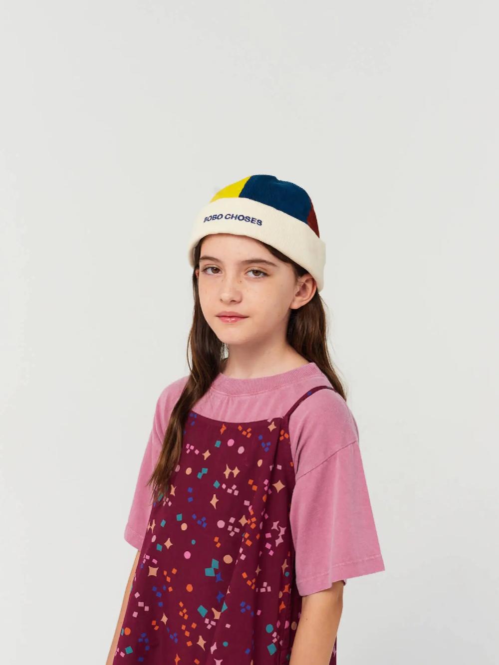 Bobo Choses Bobo Choses Color Block Corduroy Hat