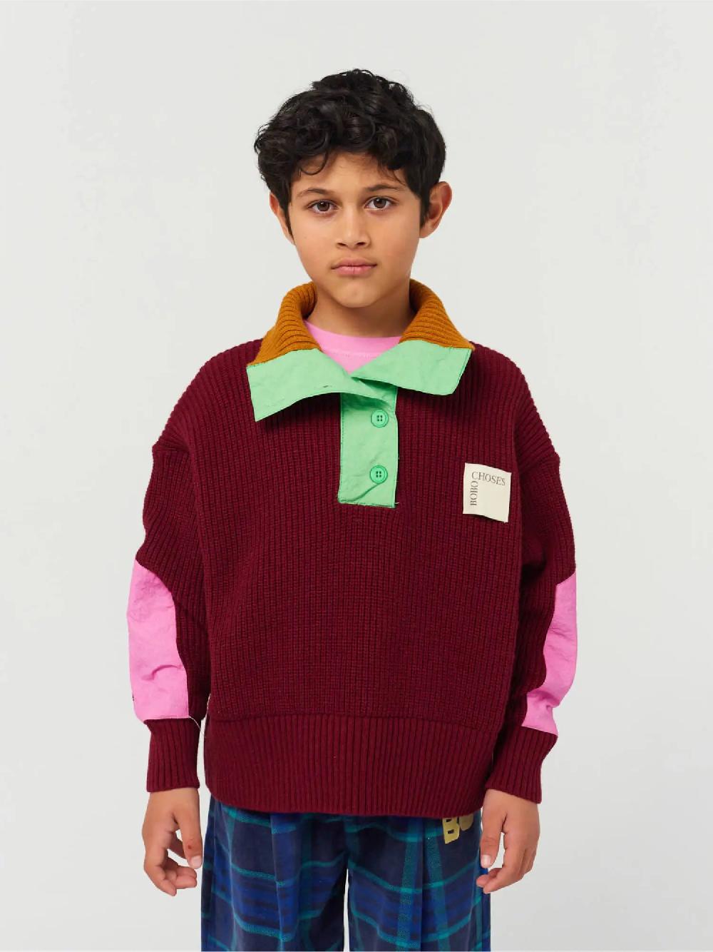 Bobo choses Bobo choses color block jumper
