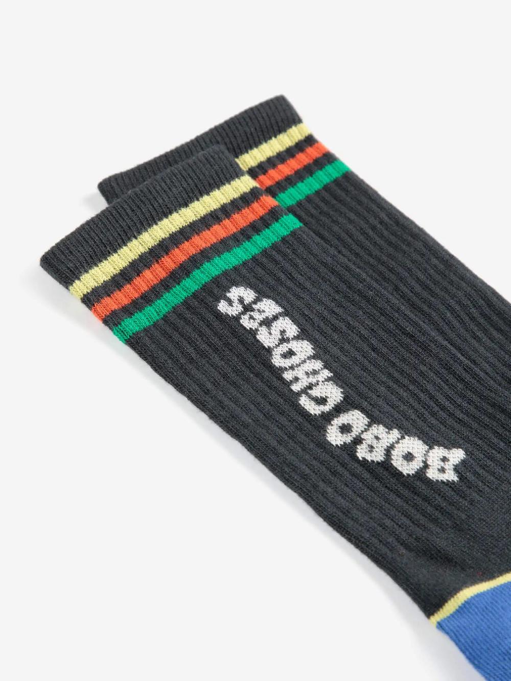 Bobo Choses Bobo Choses Color Block Long Socks