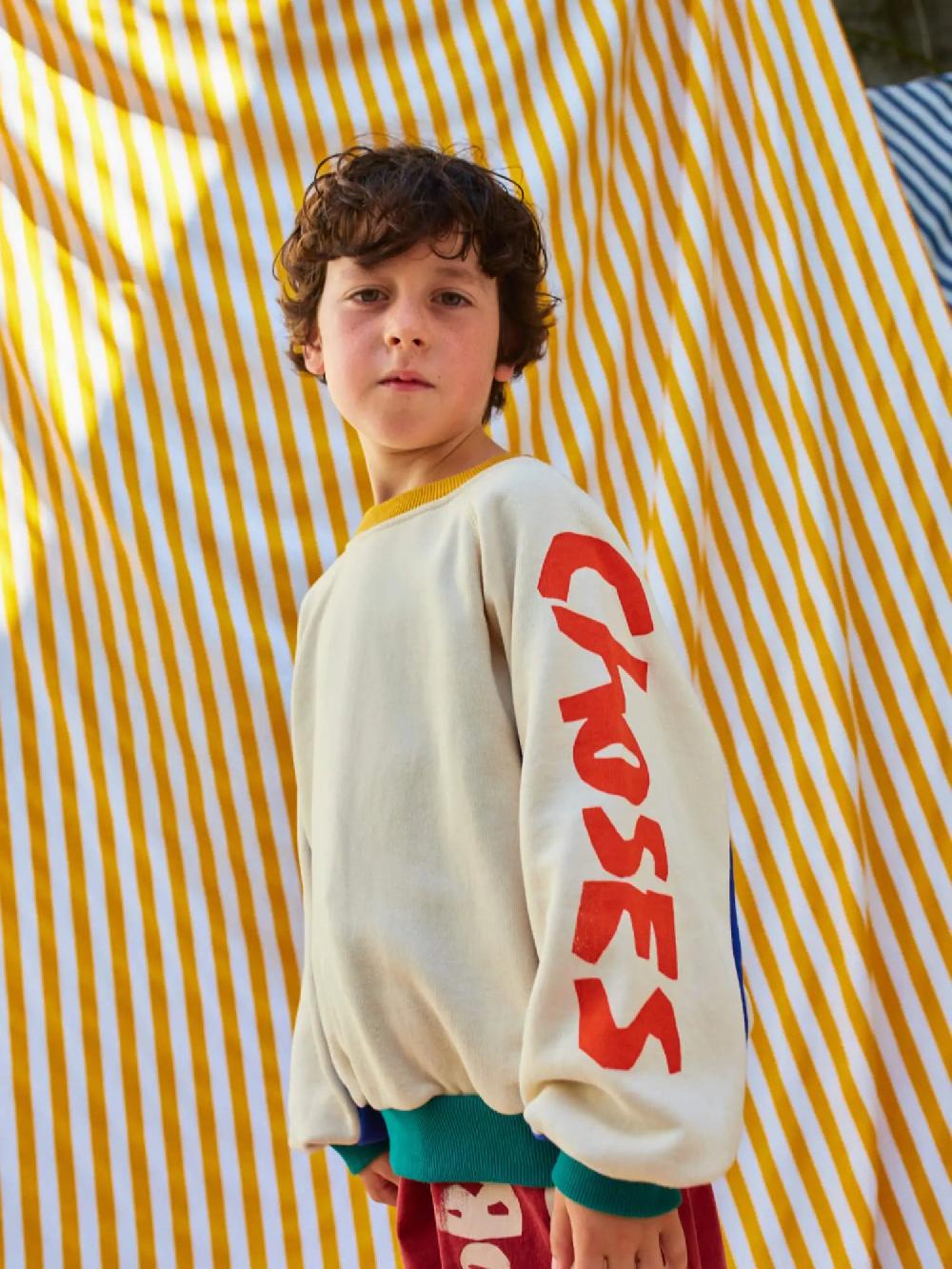 Bobo choses Bobo choses color block sweashirt