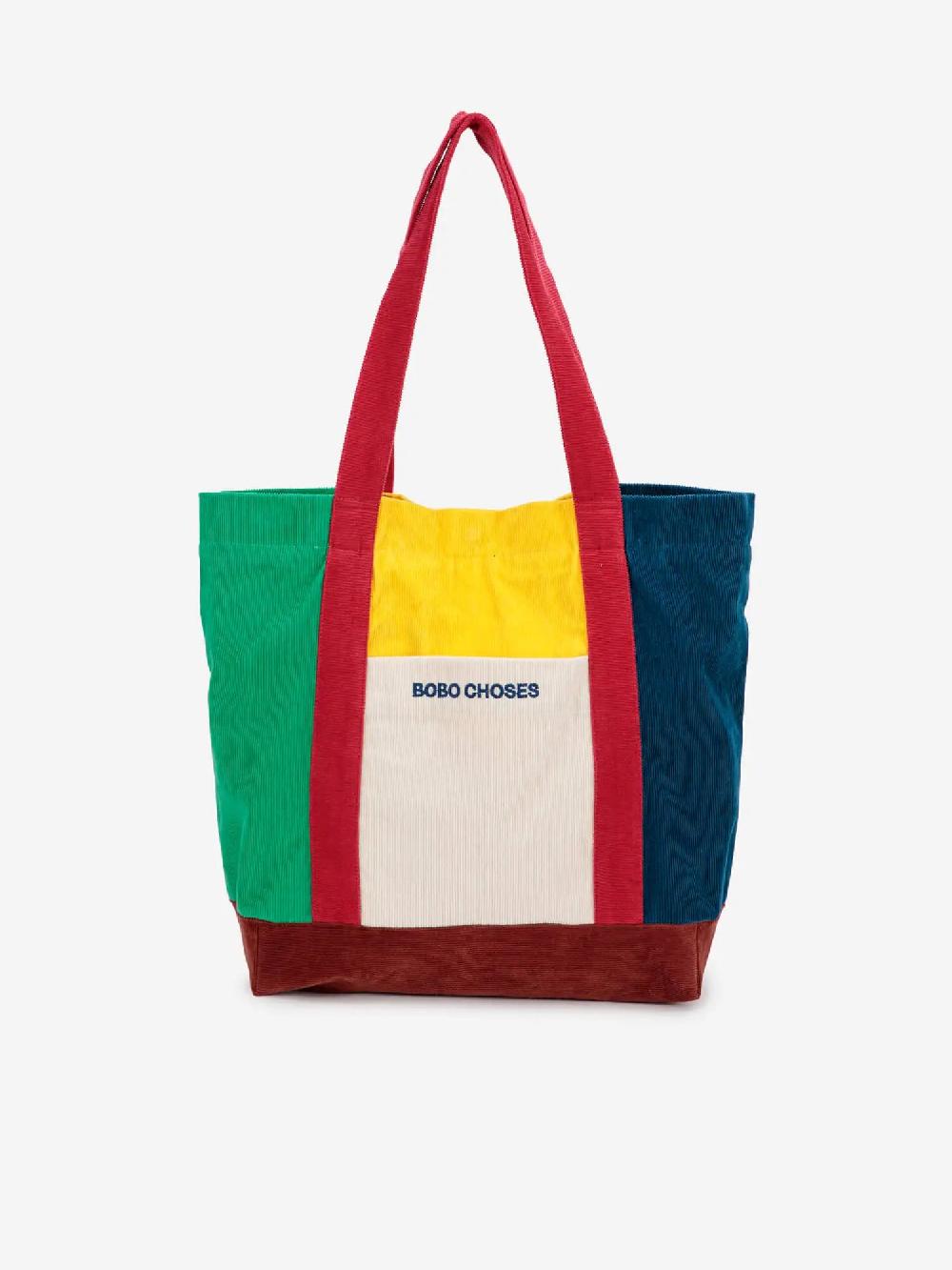 Bobo Choses Bobo Choses Color Squares Corduroy Bag