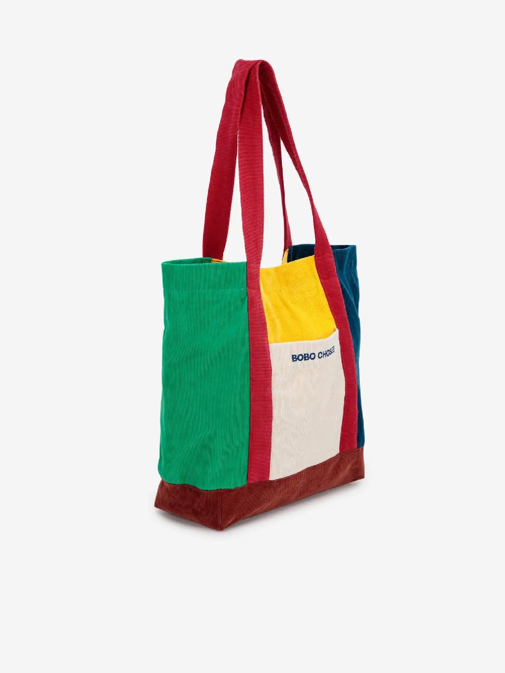 Bobo Choses Bobo Choses Color Squares Corduroy Bag