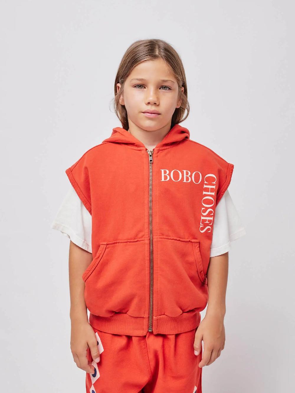 Bobo Choses Bobo Choses Sleeveles Zipped Hoodie