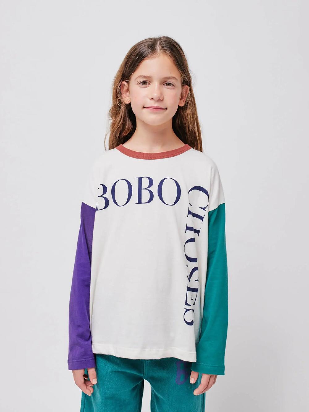 Bobo choses Bobo Choses Square Color Block T-shirt