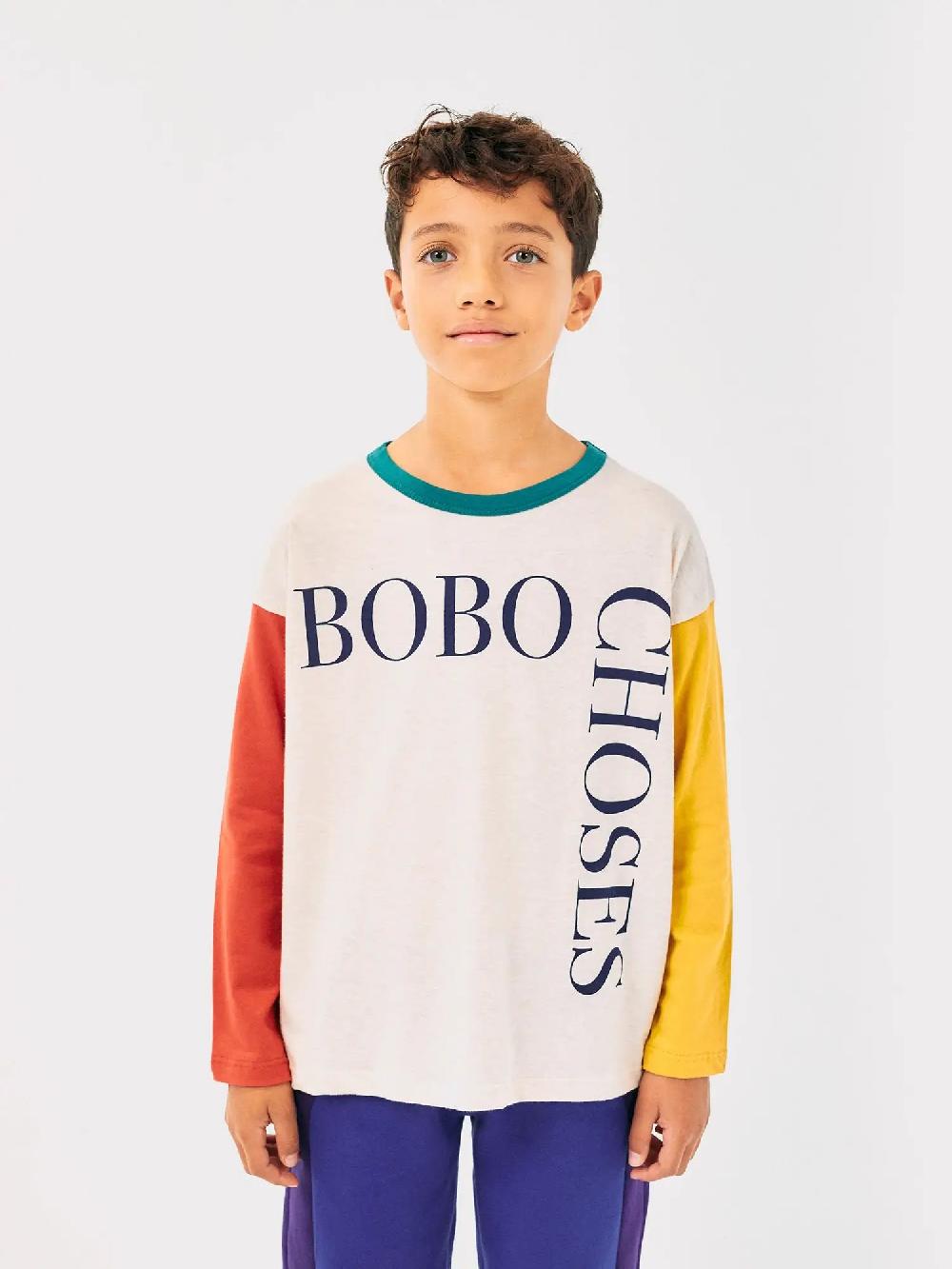Bobo choses Bobo Choses Square Color Block T-shirt