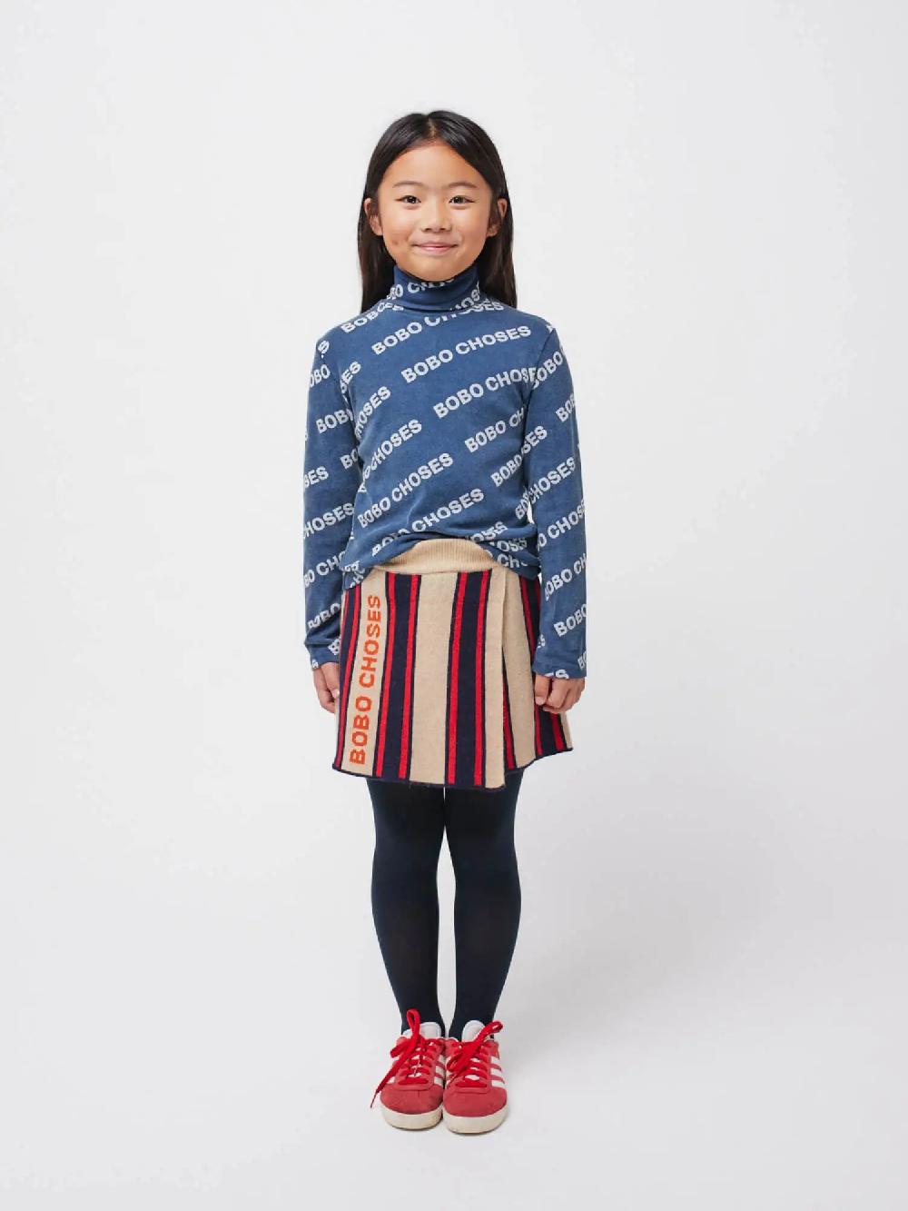 Bobo Choses Bobo Choses Stripes Knit Skirt