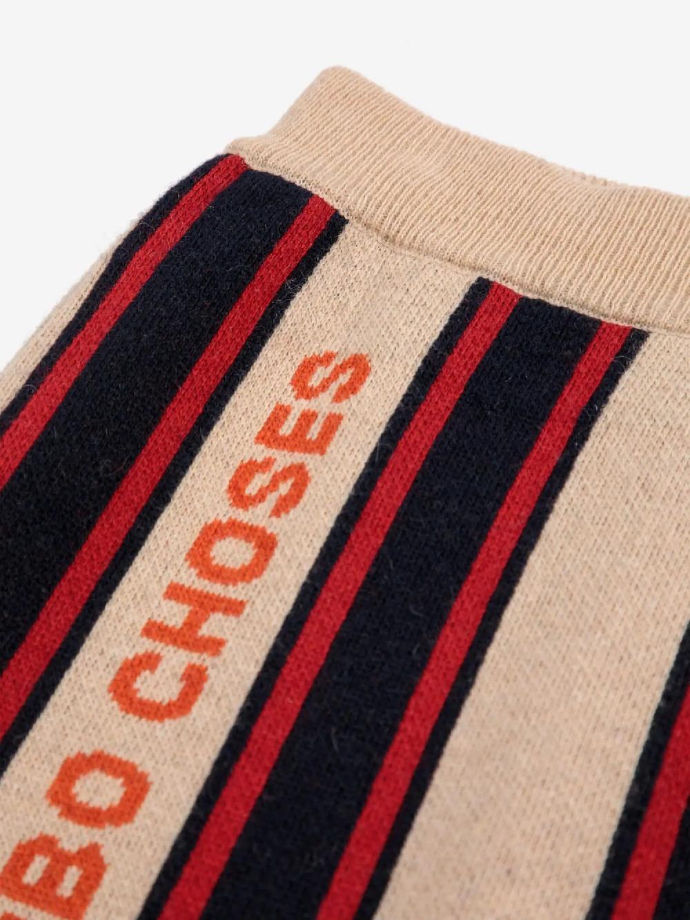 Bobo Choses Bobo Choses Stripes Knit Skirt