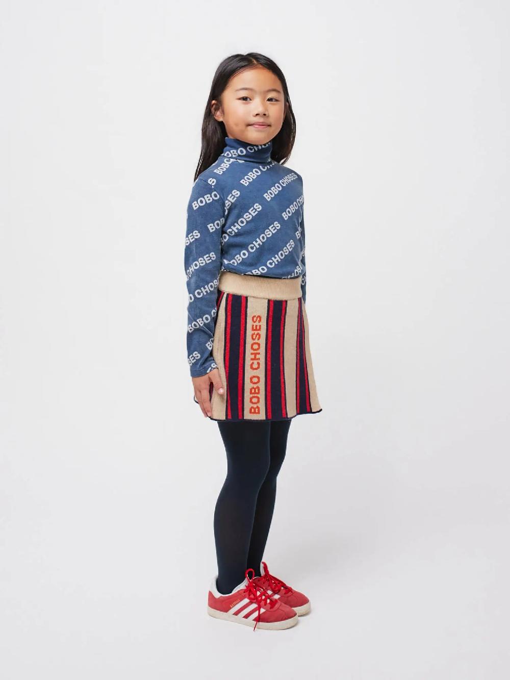 Bobo Choses Bobo Choses Stripes Knit Skirt