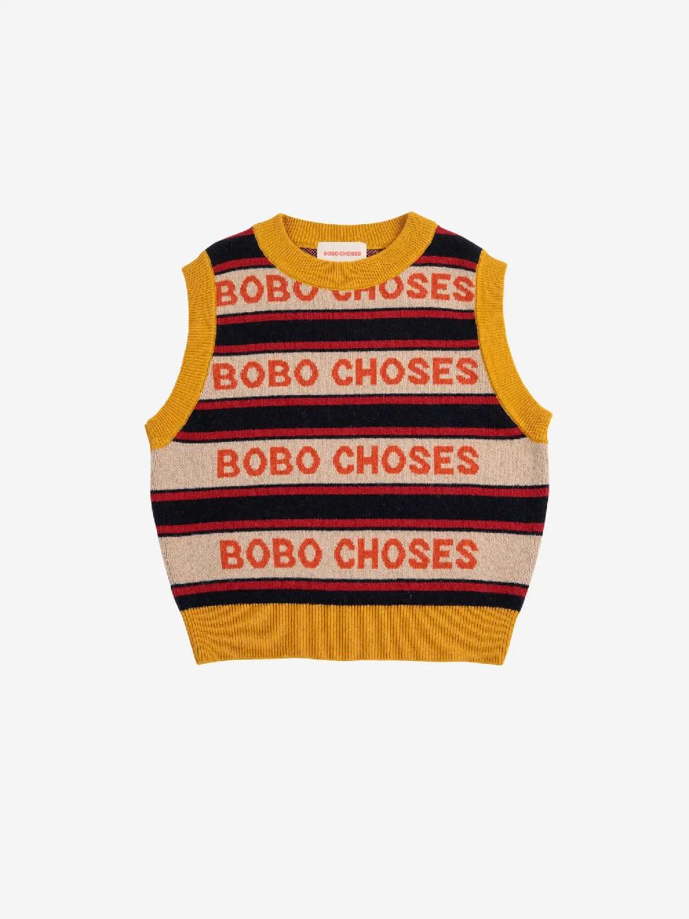 Bobo Choses Bobo Choses Stripes Knit Vest