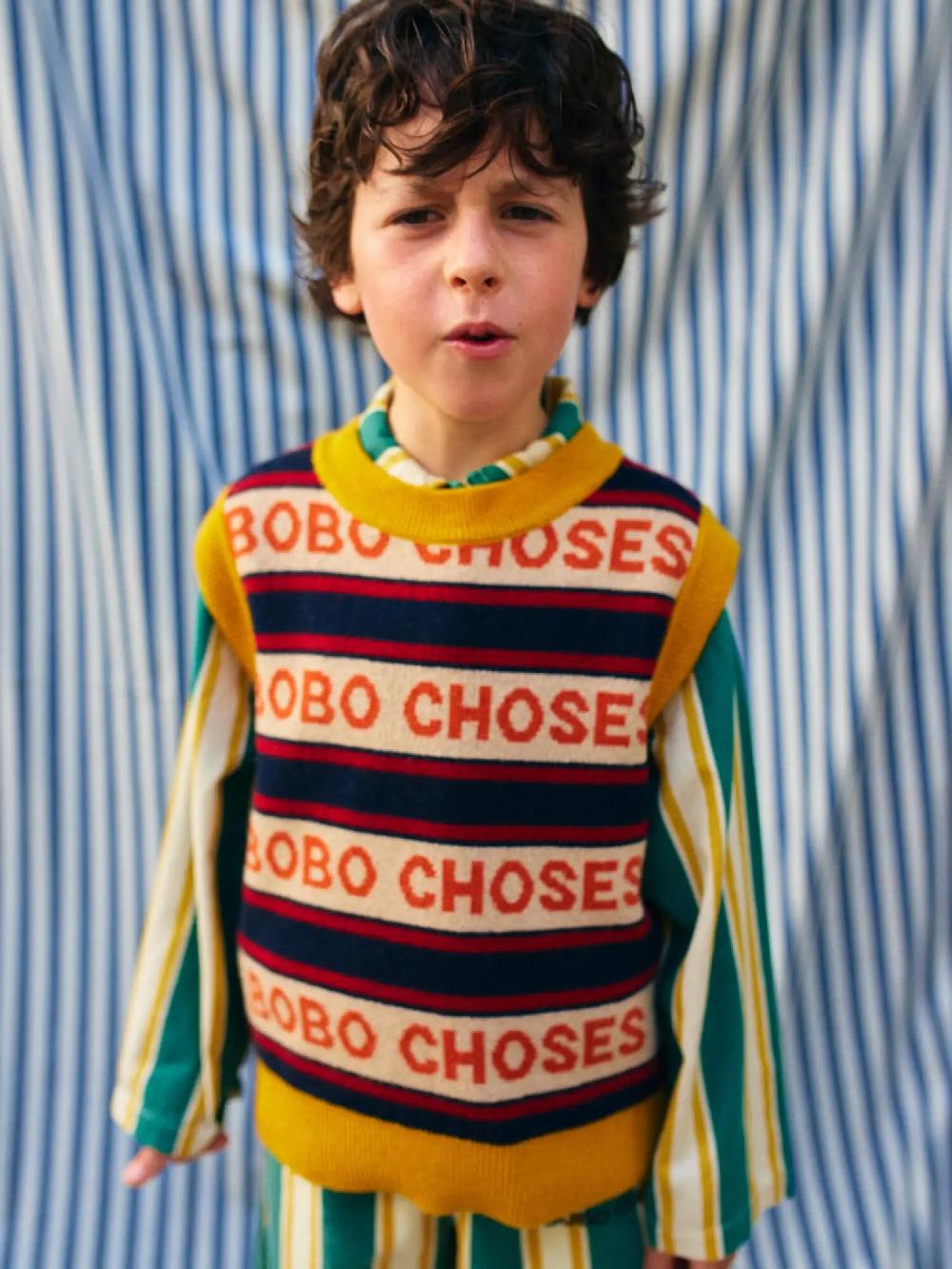 Bobo choses Bobo choses stripes knit vest