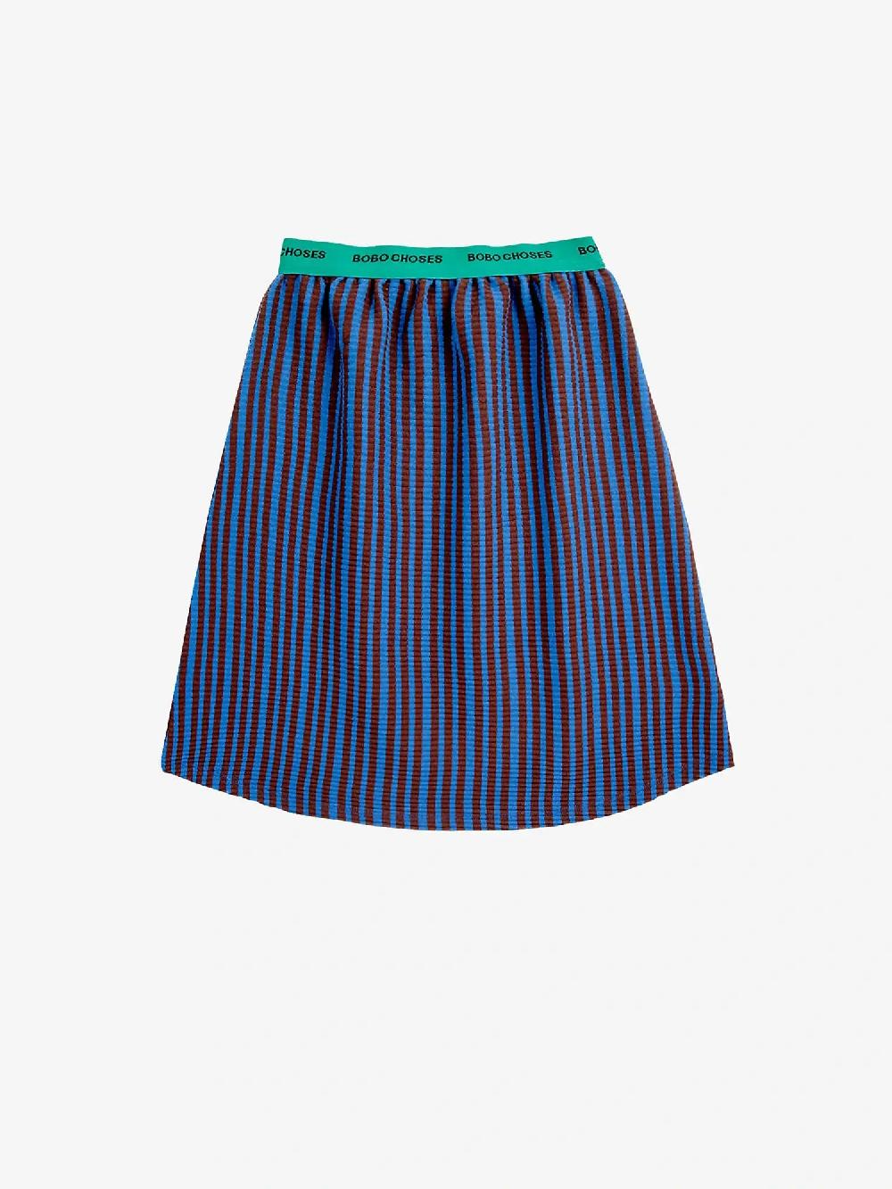 Bobo Choses Bobo Choses Stripes Ribbed Skirt