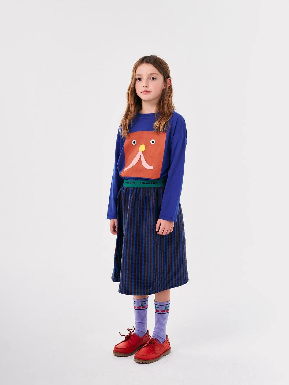 Bobo Choses Bobo Choses Stripes Ribbed Skirt