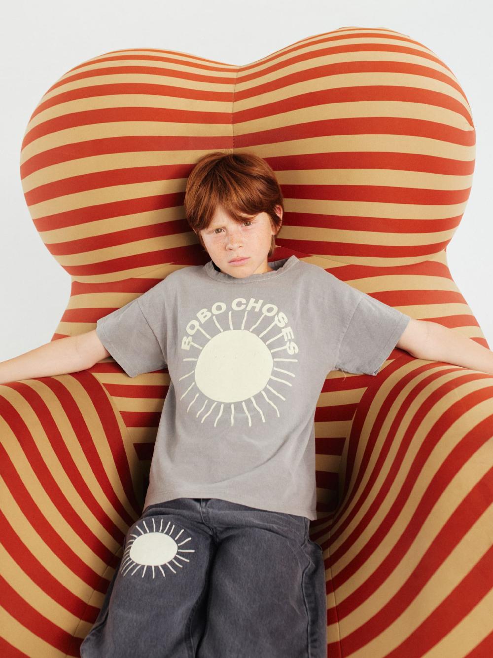 Bobo choses Bobo Choses Sun grey T-shirt