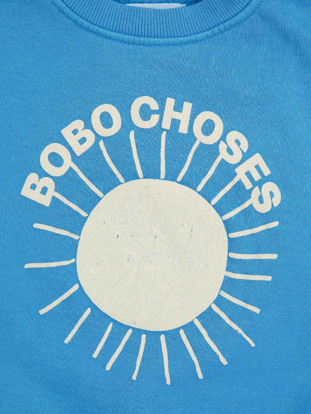 Bobo Choses Bobo Choses Sun Turquoise Sweatshirt