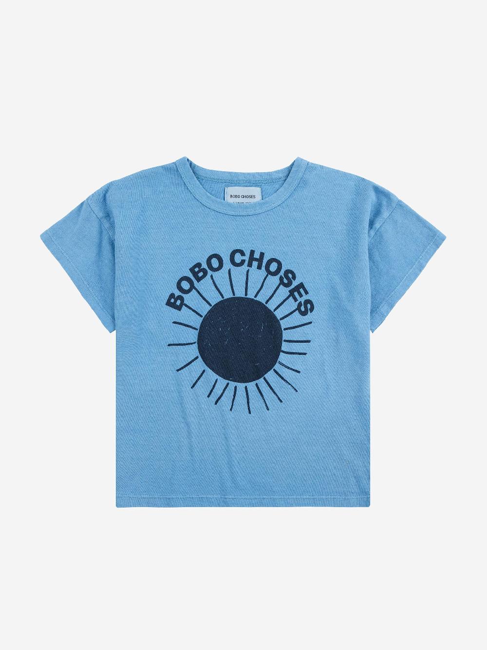 Bobo Choses Bobo Choses Sun Turquoise T-shirt