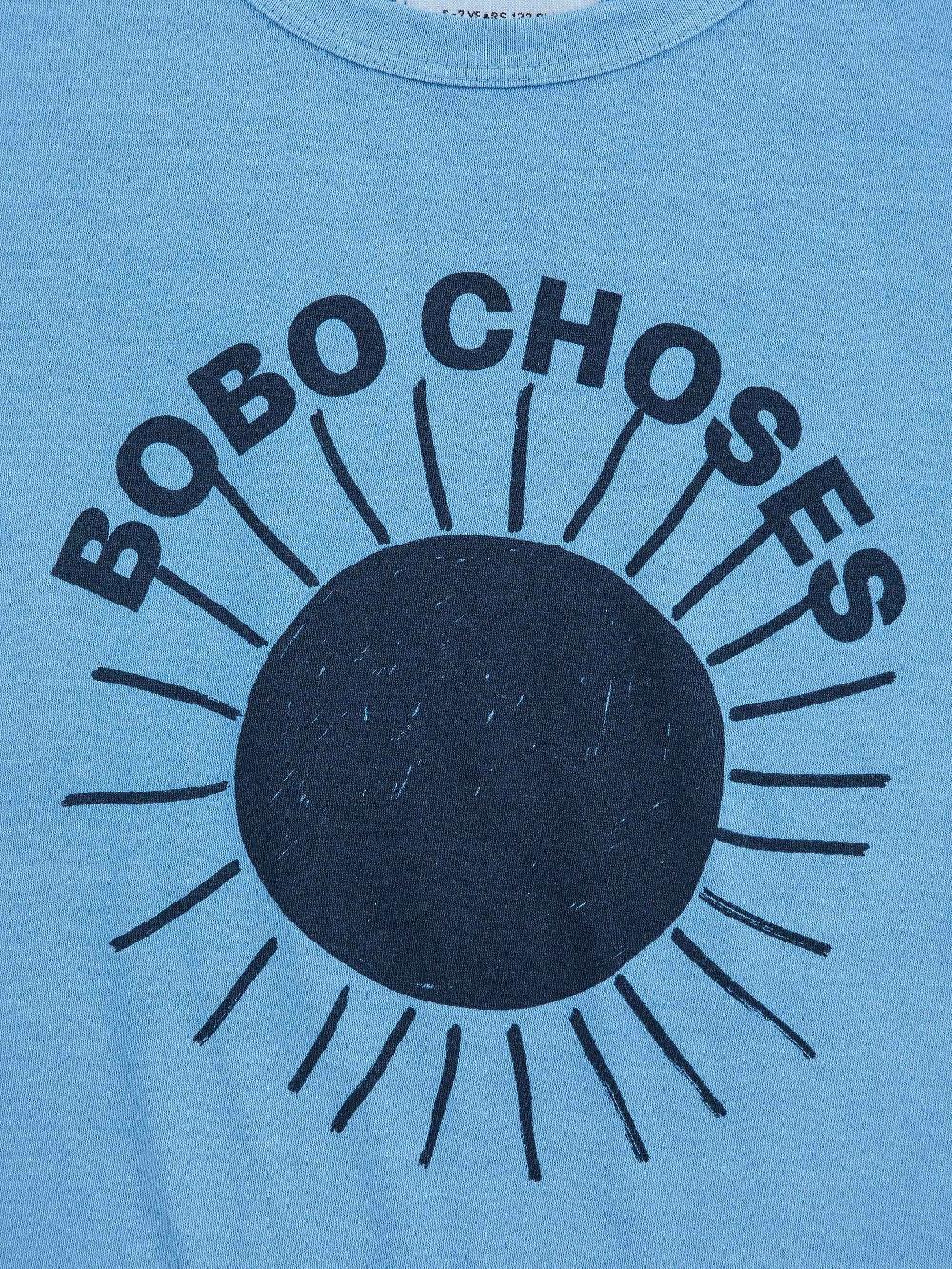 Bobo Choses Bobo Choses Sun Turquoise T-shirt