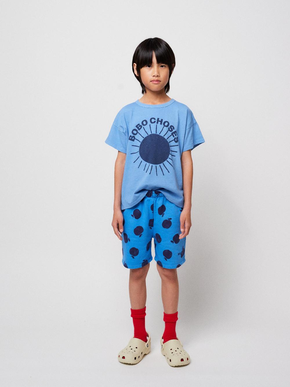 Bobo Choses Bobo Choses Sun Turquoise T-shirt