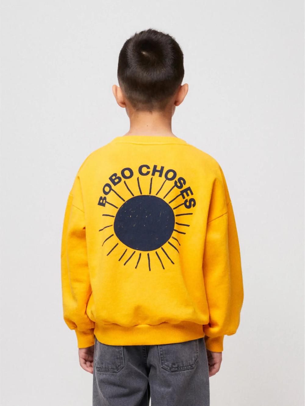 Bobo choses Bobo Choses Sun yellow sweatshirt