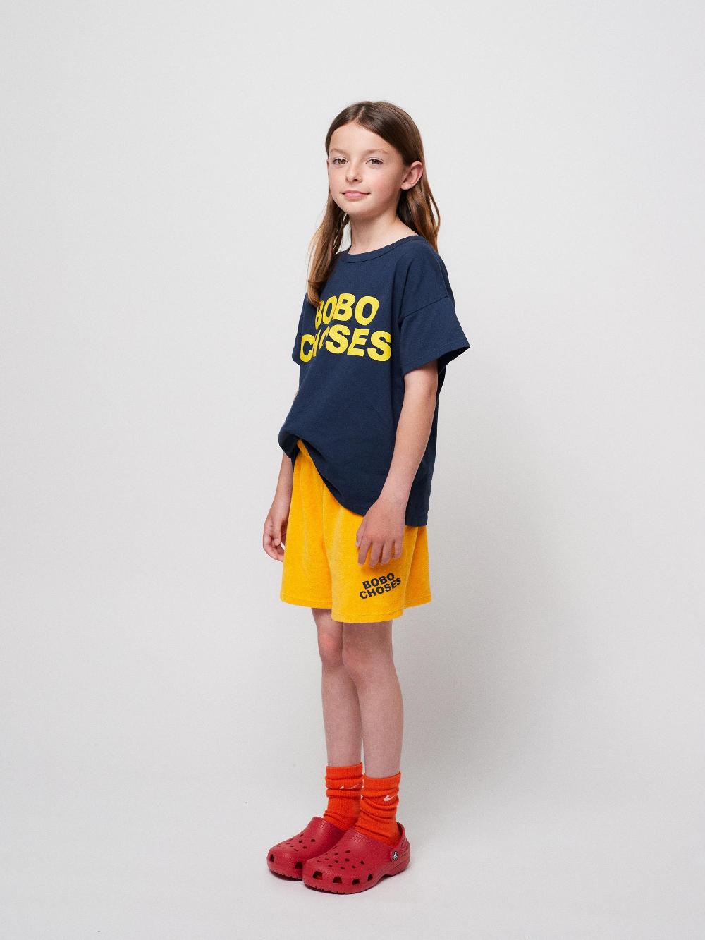 Bobo Choses Bobo Choses Yellow Terry Shorts