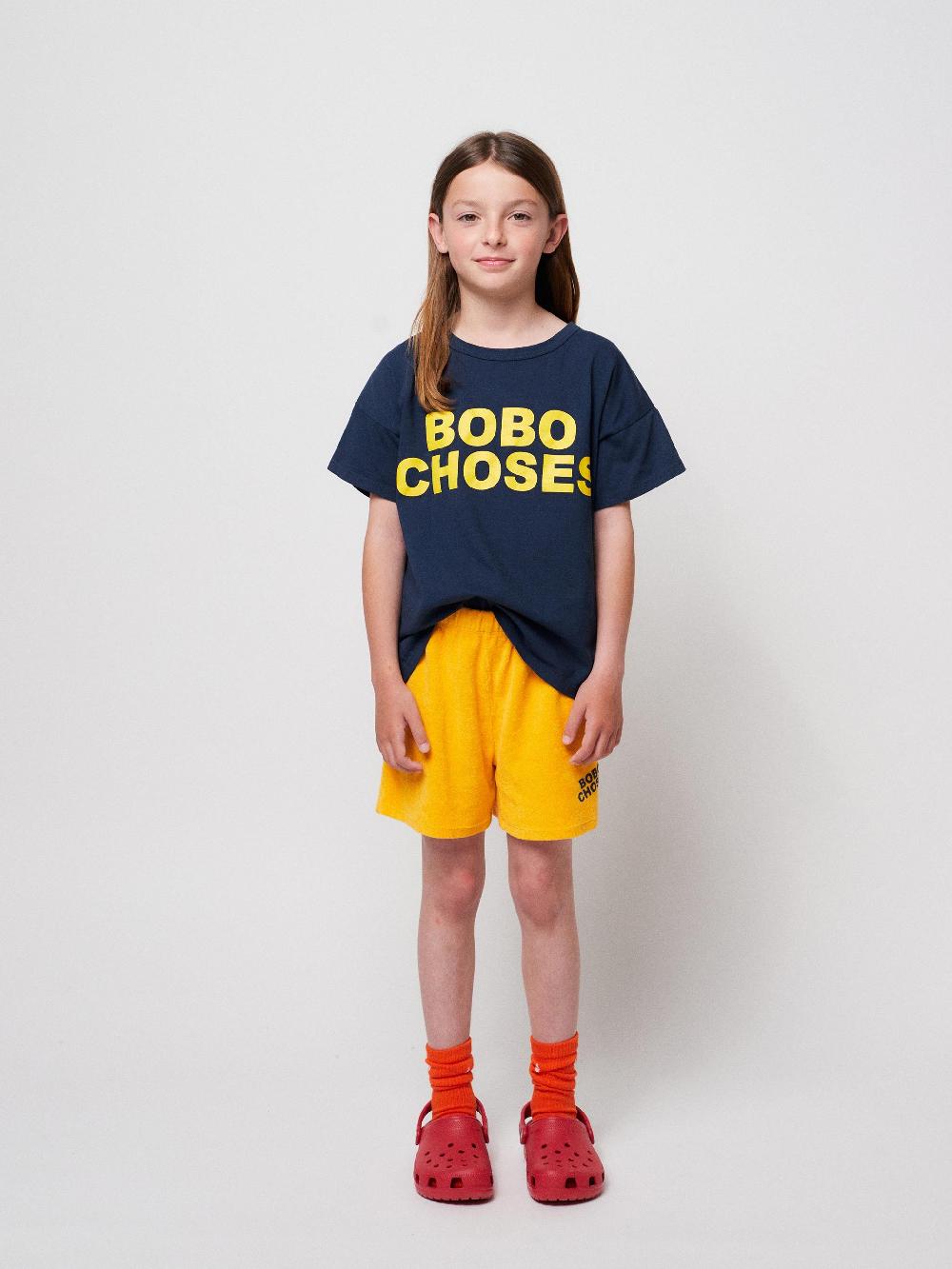 Bobo Choses Bobo Choses Yellow Terry Shorts