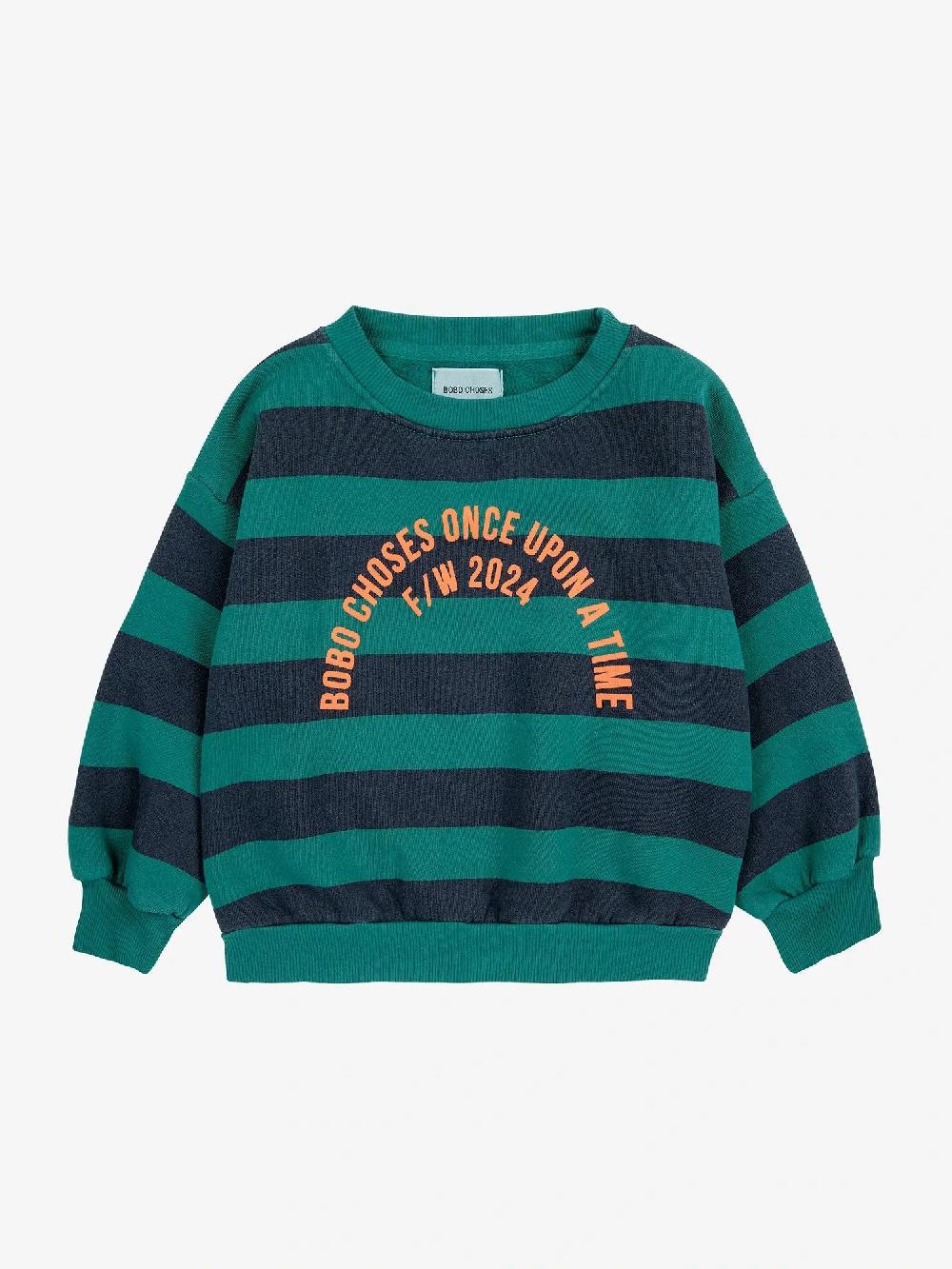 Bobo Choses Bobo Circle Stripes Sweatshirt