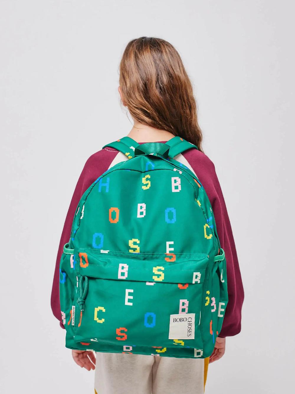 Bobo Choses Bobo Pixel Letters All Over Backpack