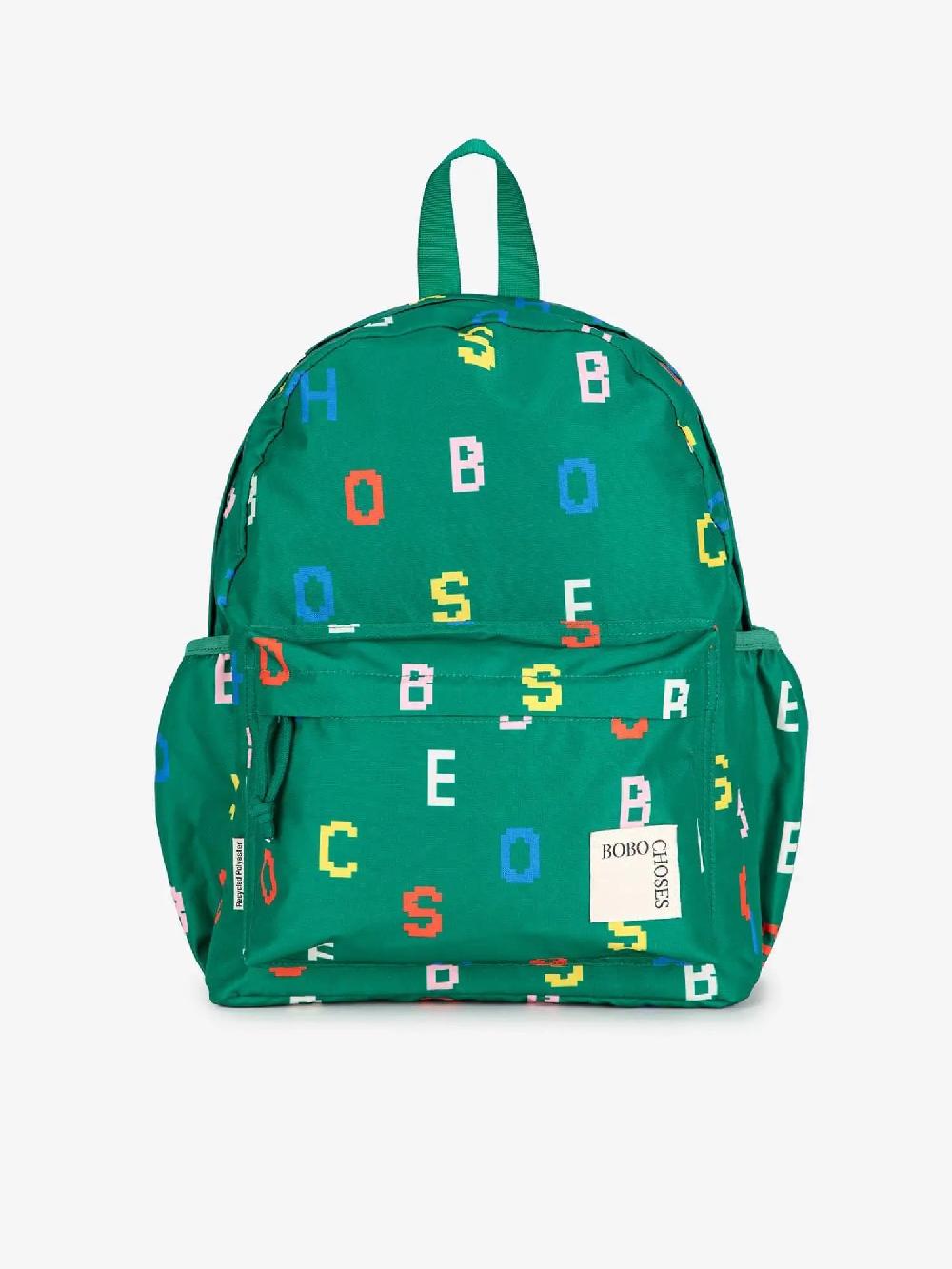 Bobo choses Bobo Pixel Letters all over backpack
