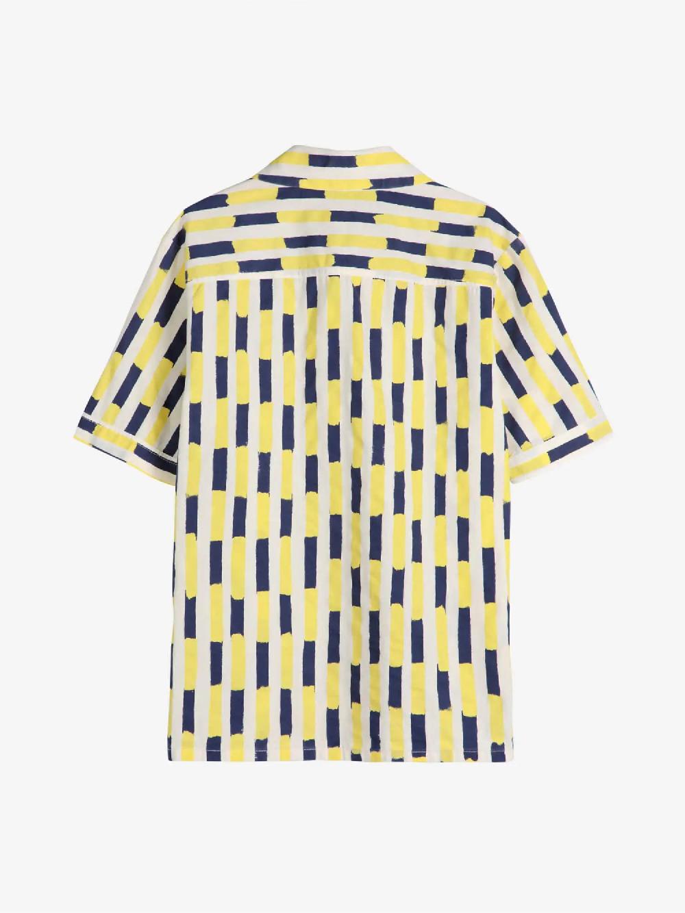 Bobo Choses Brush Strokes Print Fitted Shirt
