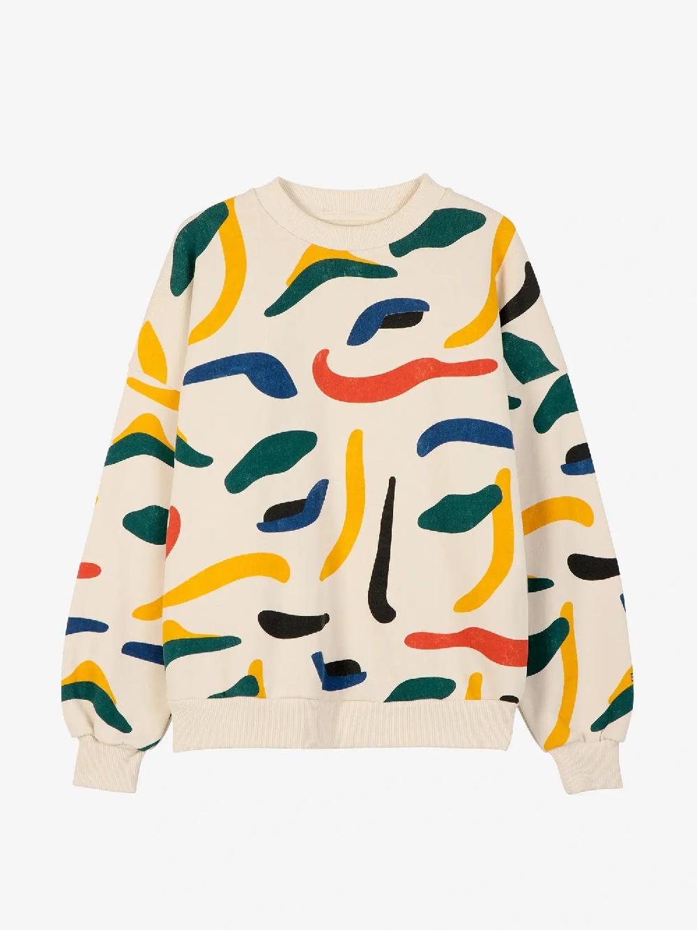 Bobo Choses Brushstrokes Printed Sweatshirt