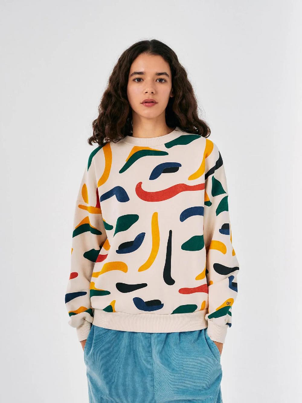Bobo choses Brushstrokes printed sweatshirt
