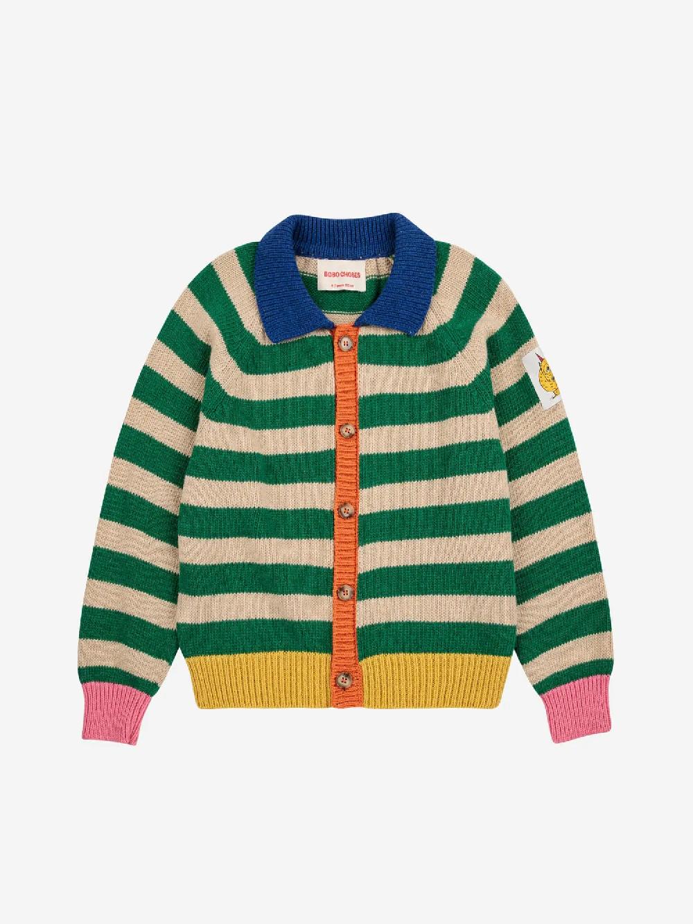 Bobo Choses Charming Monster Label Cardigan