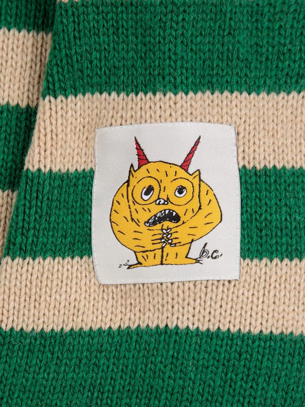 Bobo Choses Charming Monster Label Cardigan