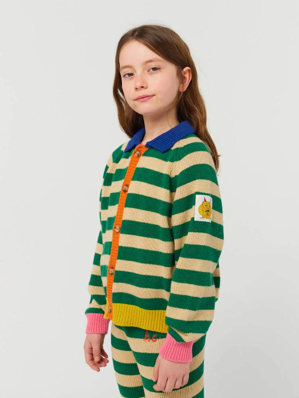 Bobo choses Charming Monster label cardigan