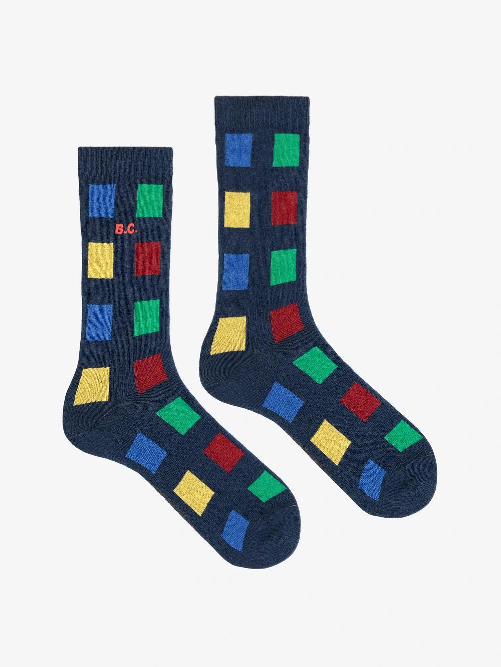 Bobo Choses Checked Long Socks