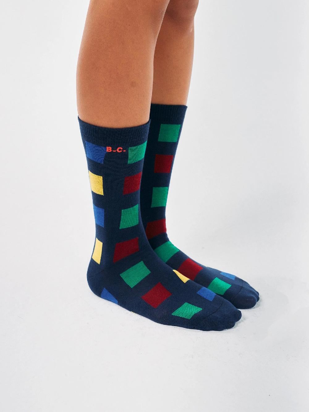 Bobo choses Checked long socks