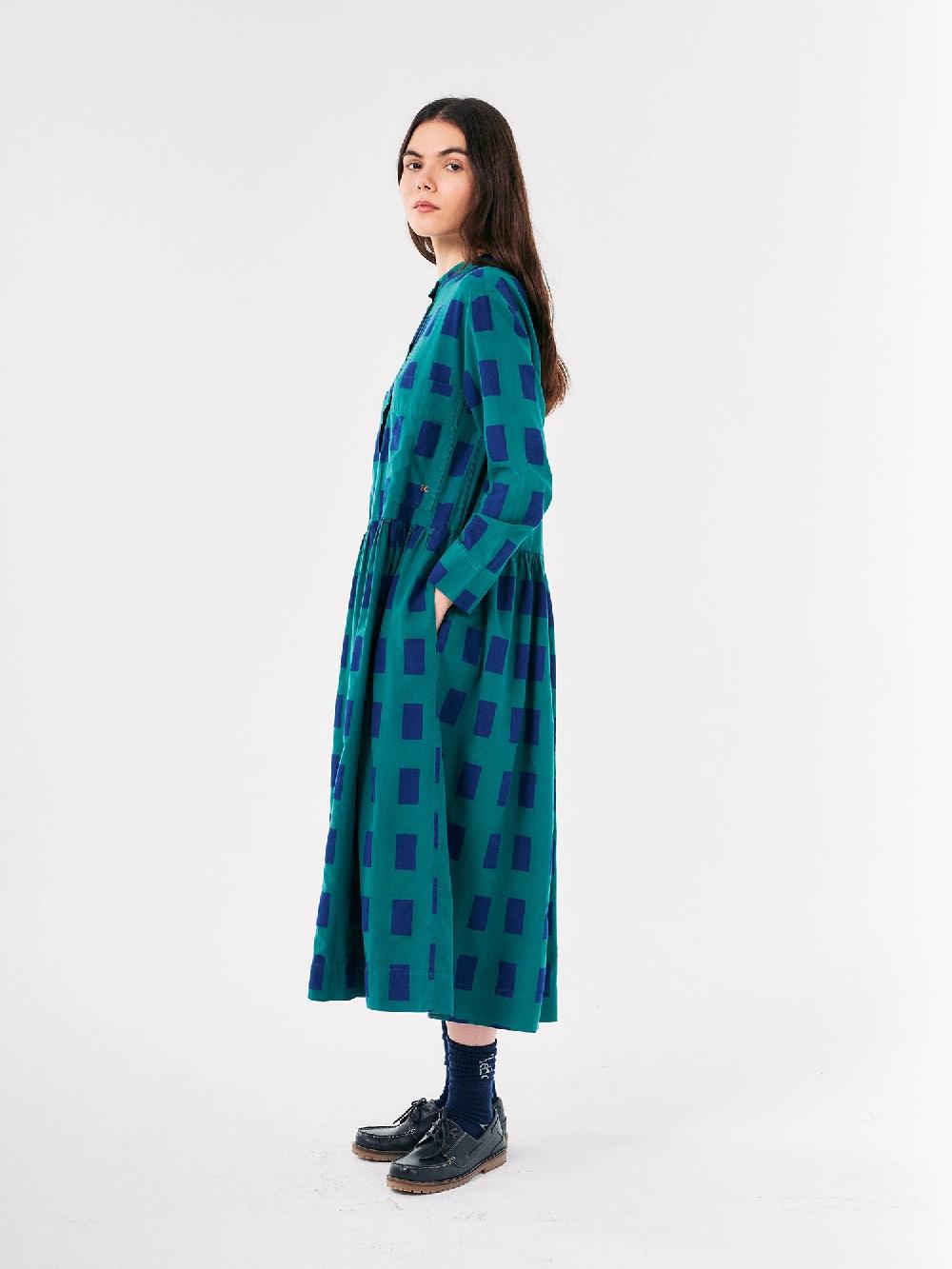 Bobo Choses Checked Loose Fit Dress