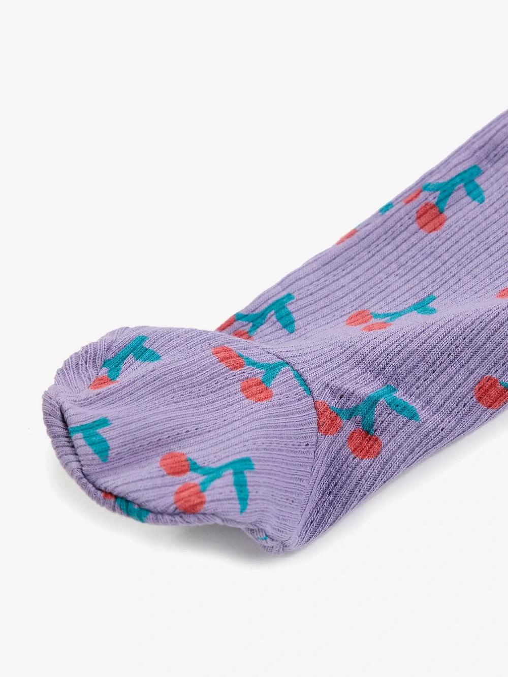 Bobo Choses Cherry All Over Footed Leggings