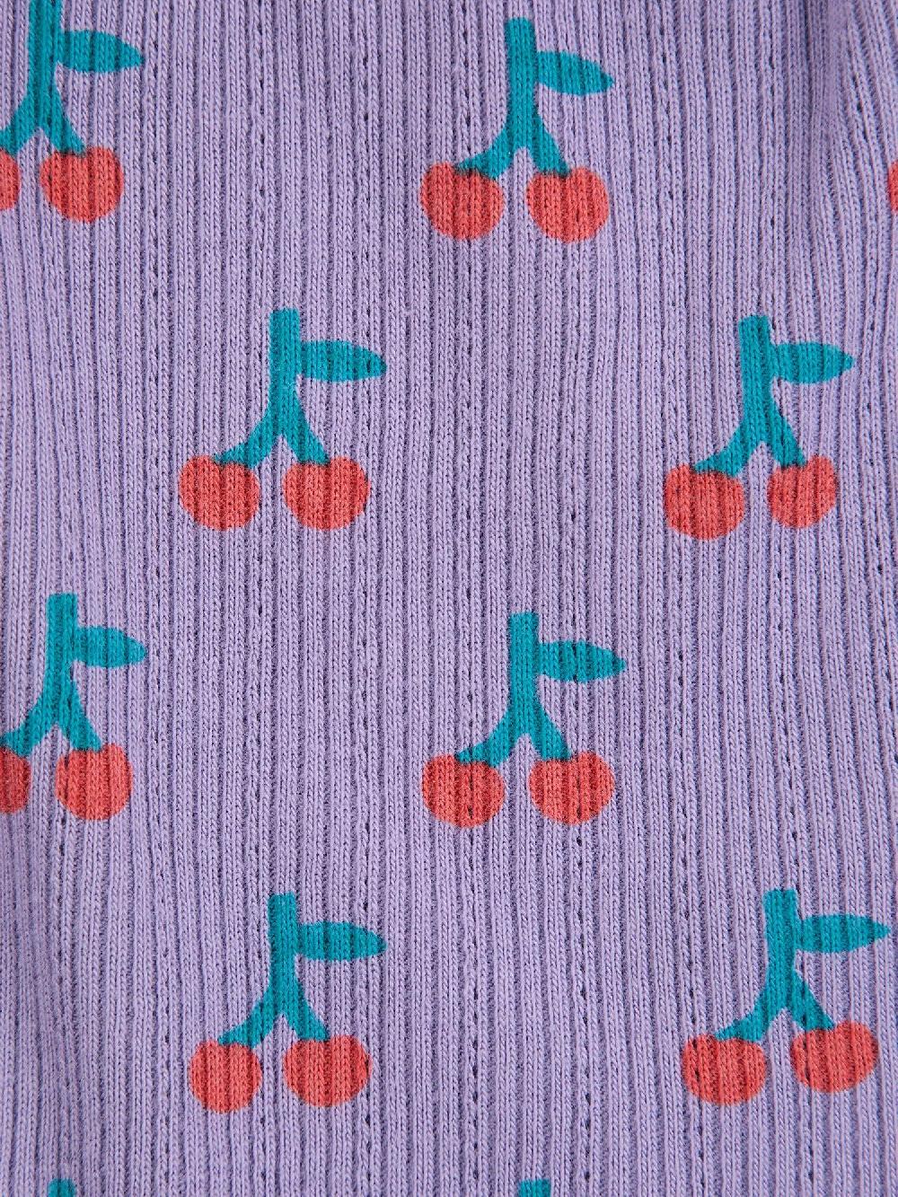 Bobo Choses Cherry All Over Footed Leggings