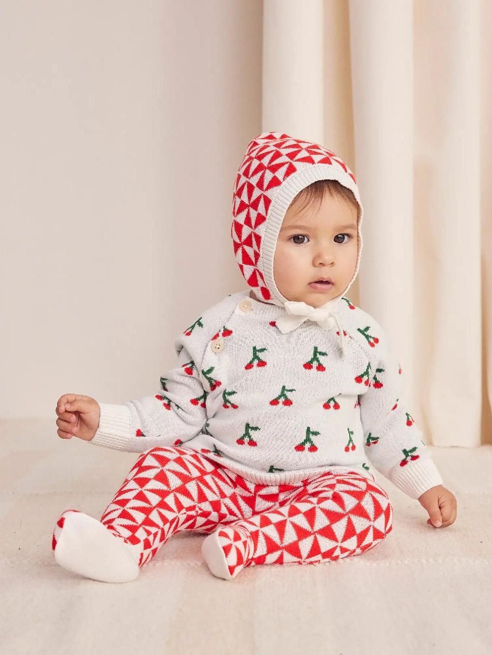 Bobo Choses Cherry All Over Knitted Gift Set