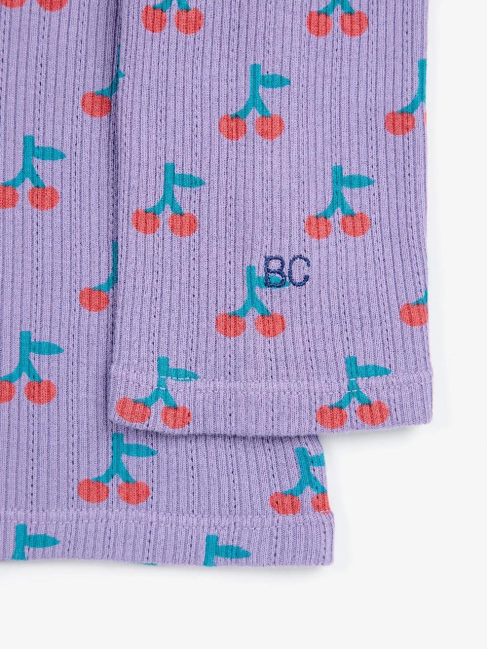 Bobo Choses Cherry All Over Turtle Neck T-shirt