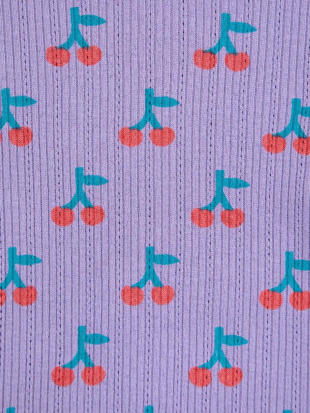 Bobo Choses Cherry All Over Turtle Neck T-shirt