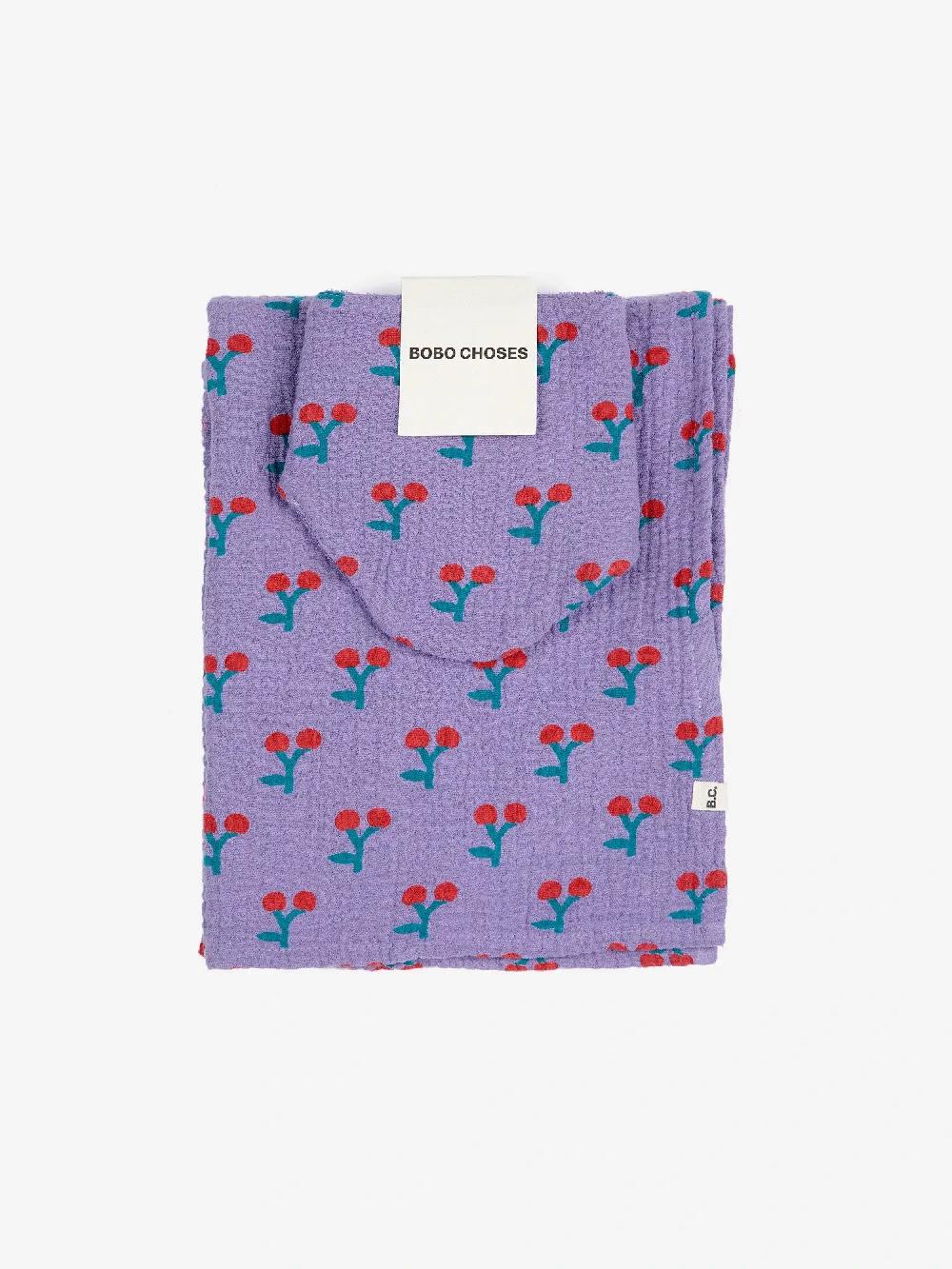 Bobo Choses Cherry Allover Muslin And Bib Set